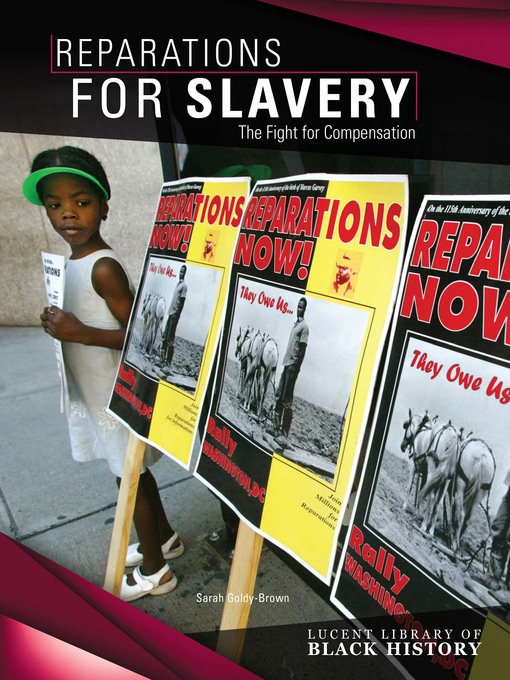 Title details for Reparations for Slavery by Sarah Goldy-Brown - Available